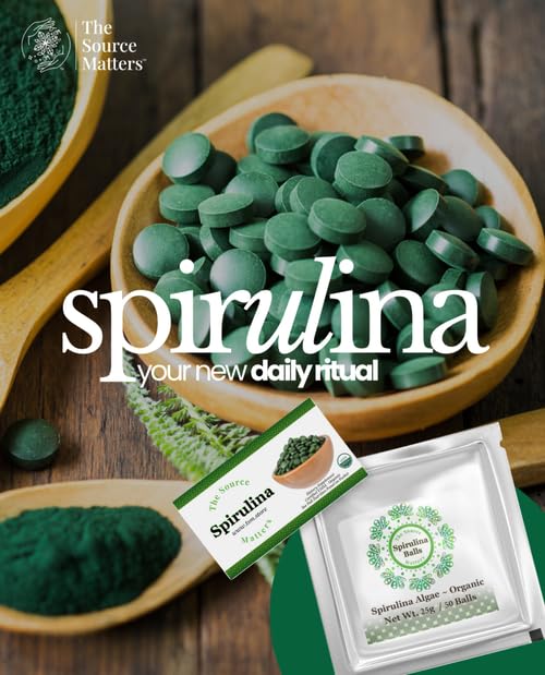 THE SOURCE MATTERS Spirulina Tablets, 50 Count