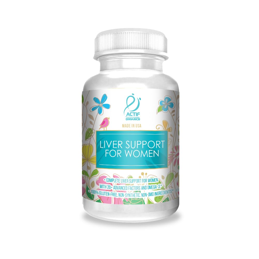 ACTIF Liver Support for Women with 20+ Advanced Factors and Omega-3 Softgel 1 Count
