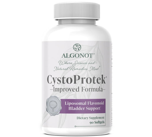 Algonot CystoProtek – Bladder Health – Exclusive Combination of Hyaluronate, Chondroitin and Natural Flavonoids Softgel 90