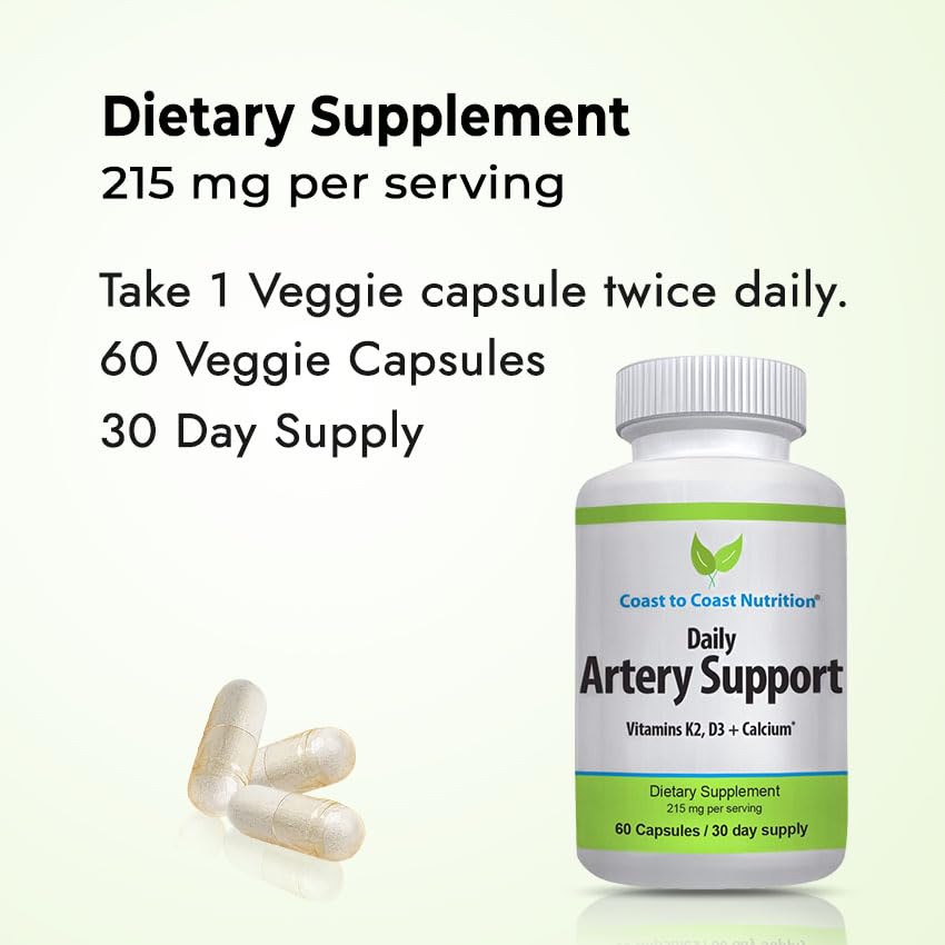 Coast to Coast Nutrition Artery Support Capsules 60 Count