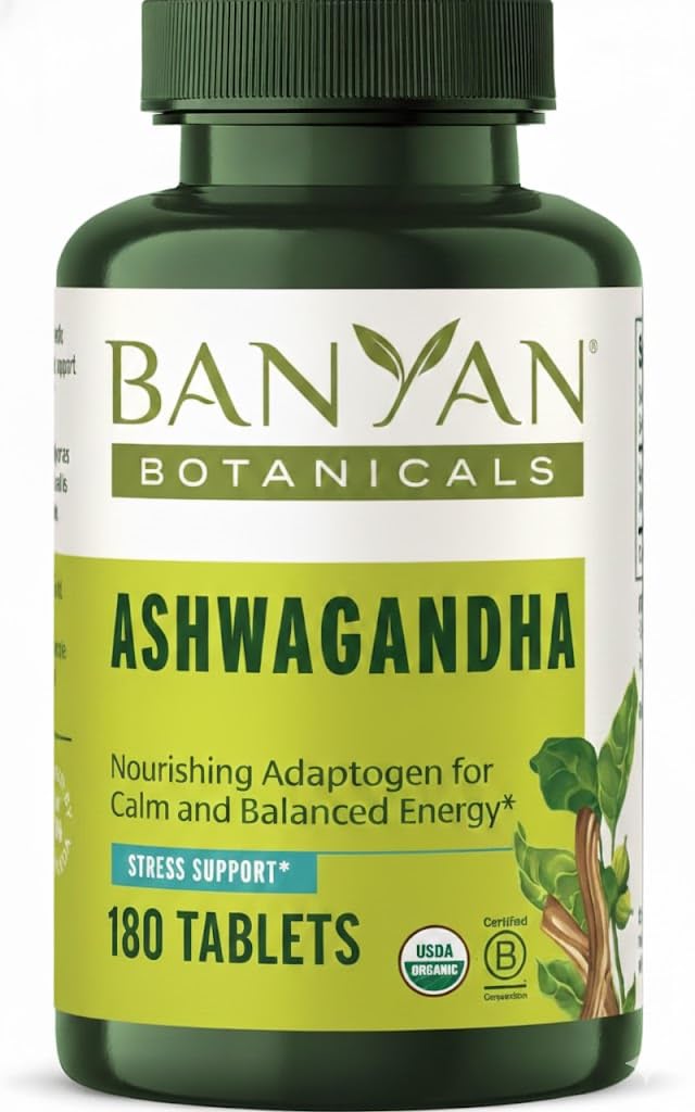 Banyan Botanicals Ashwagandha 180 Tablets