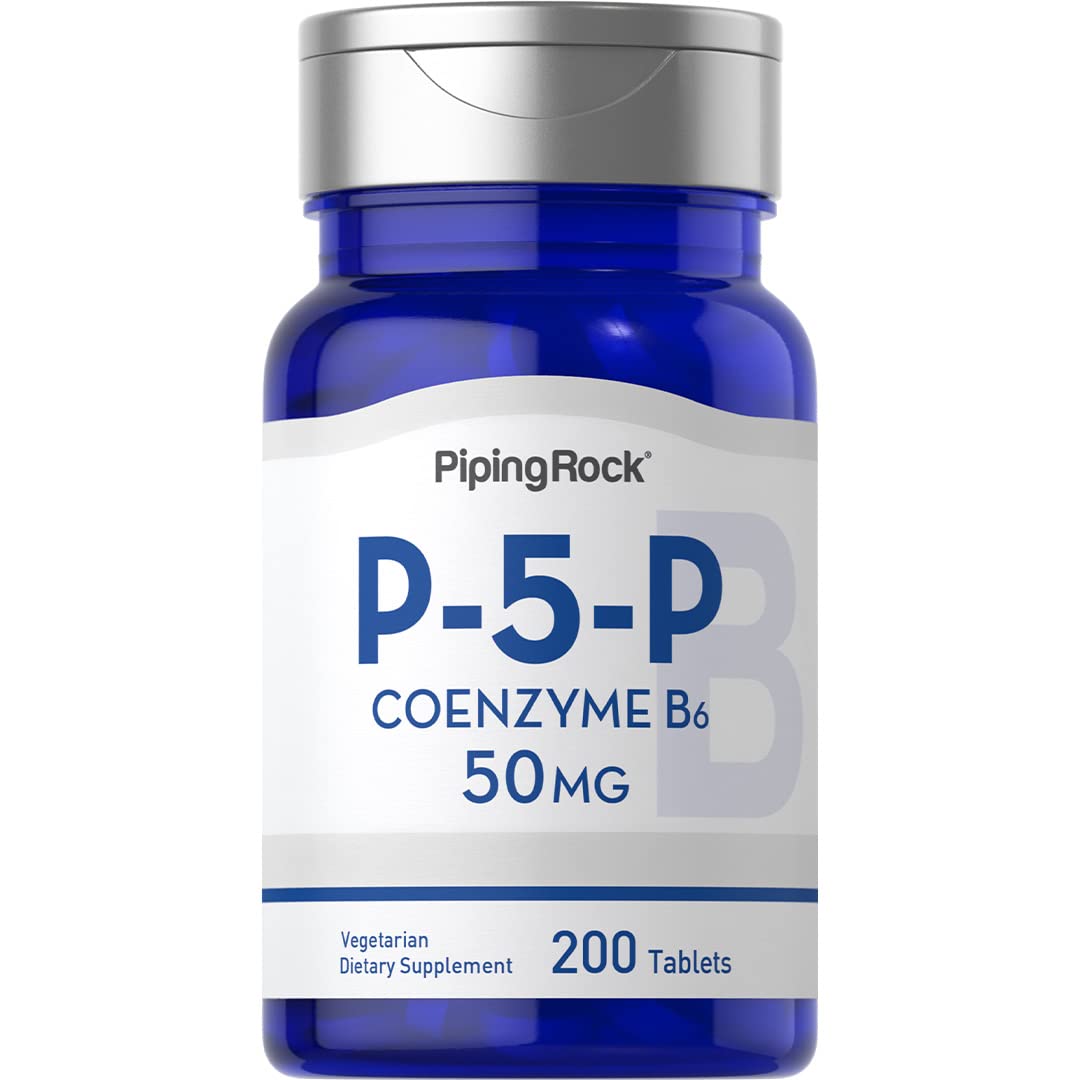 Piping Rock P5P Vitamin B6 50 mg Tablets, 200 Tablets