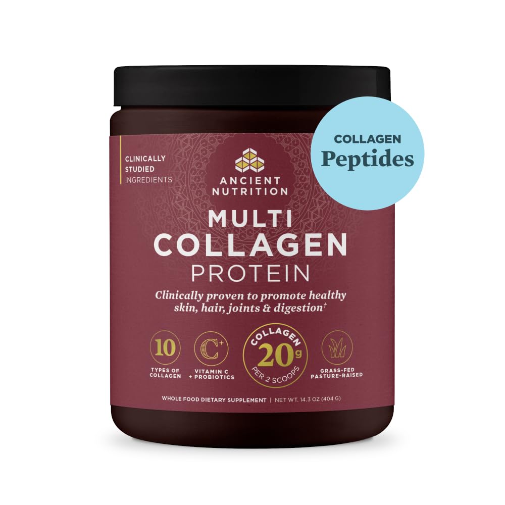 Ancient Nutrition Collagen Peptides Powder, Multi Collagen Protein 14.3