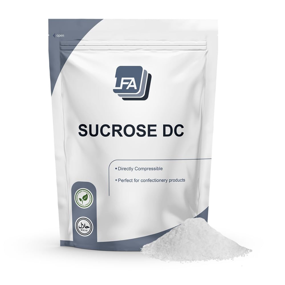 LFA Tablet Presses Sucrose DC Powder with 3% Maltodextrin Direct-Compression Tableting Sugar Binding Agent for Tablet Press Machine Pill Binder Mix, Powder, 176