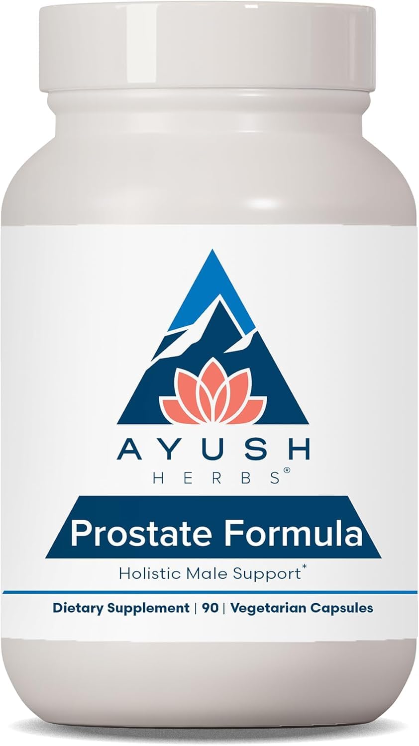 Ayush Herbs Prostate Formula Saw Palmetto, Zinc & DIM Capsule 90 Count