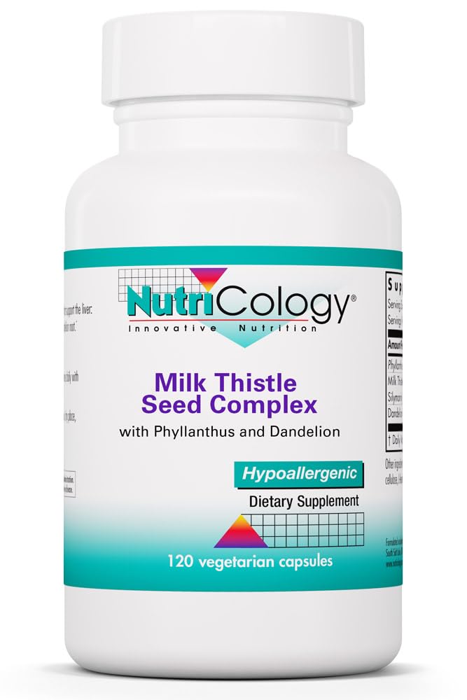 Allergy Research Group Milk Thistle Seed Complex Capsules 120 Capsules