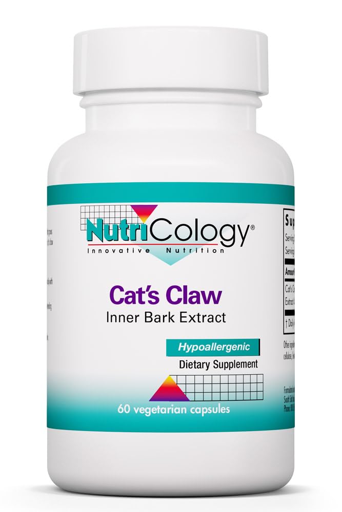 Allergy Research Group NutriCology Cat's Claw Inner Bark Extract Capsule 60 Capsules