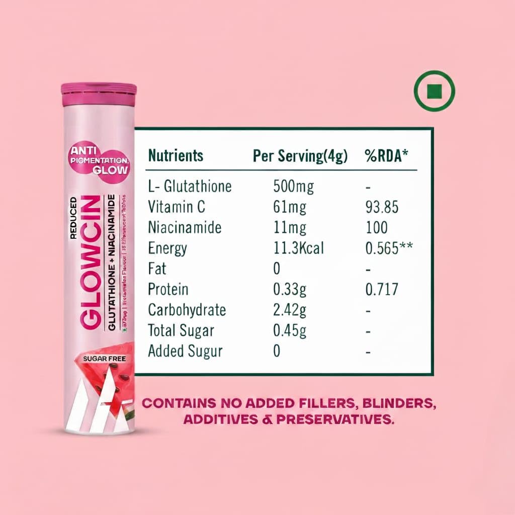 Generic Glutathione Tablets for Glowing Skin Tablet 15 Count
