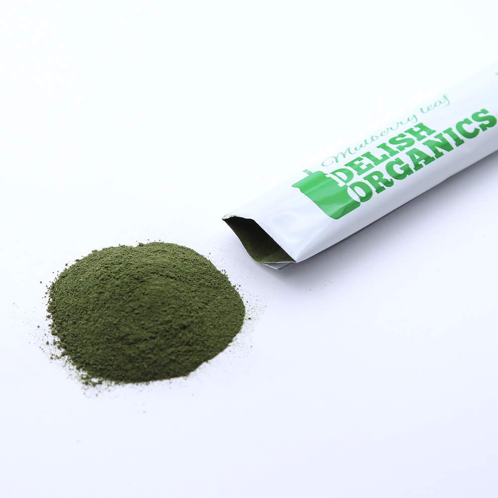 Delish Organics Mulberry Leaf Carbohydrate Blocker Powder, 3.17 oz