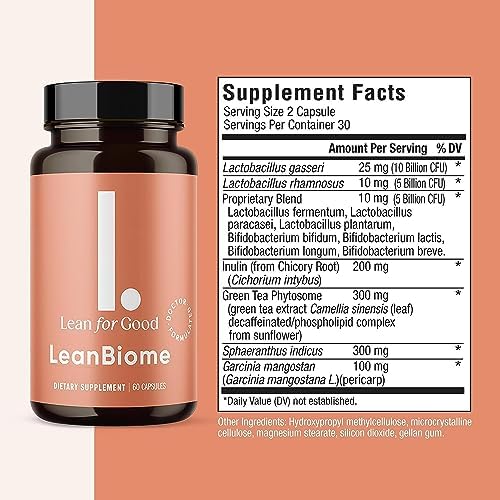 LEANFORGOOD LeanBiome 9-Strain Probiotic Formula 60 Capsules
