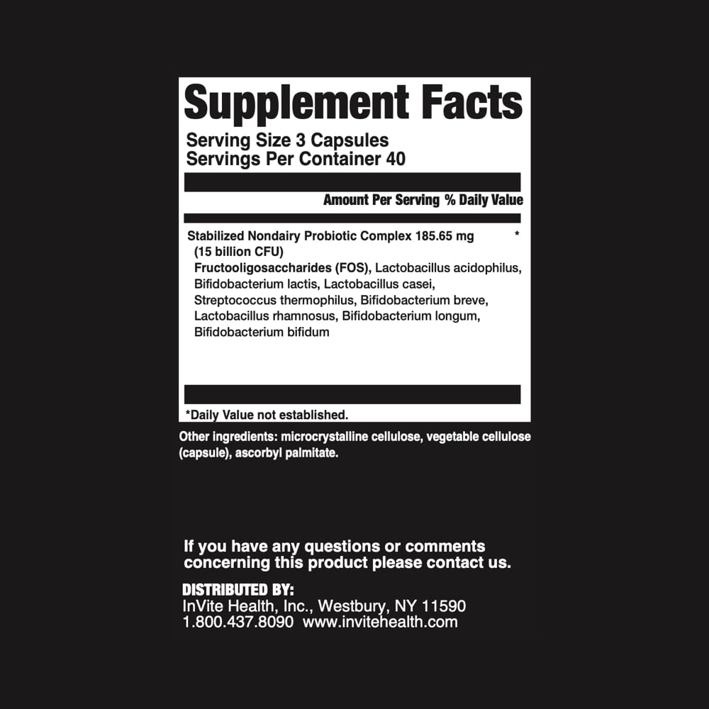 Invite Health Probiotic Maintain Capsules 240 Capsules