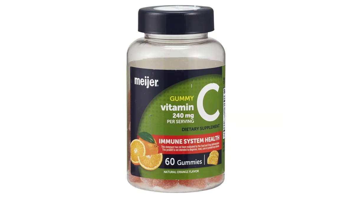 Kasa Style Vitamin C 240 mg per Serving Chewable, 60 Gummies