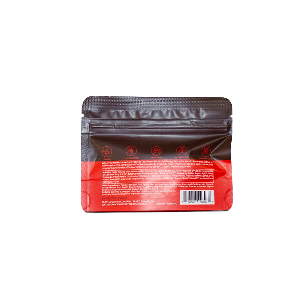 SGC Caffeine Energy Chews Gummy, 24 Count