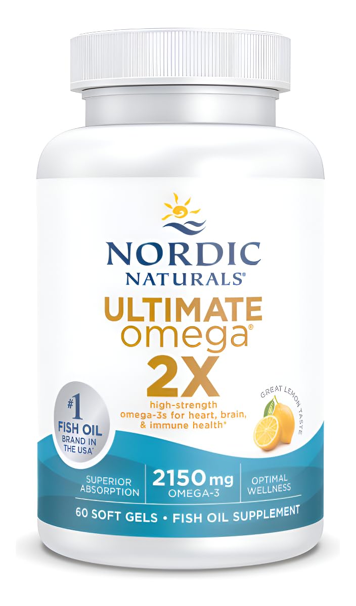 Nordic Naturals Ultimate Omega 2X Soft Gels 60 Count