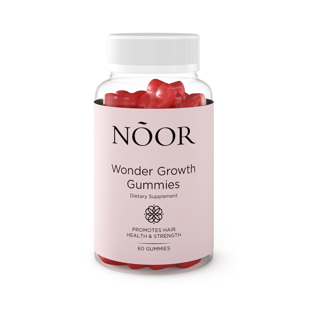 NOOR HAIR Wonder Growth Gummies for Women, Gummies, 60 Count
