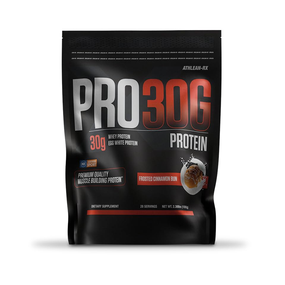 ATHLEAN-RX PRO-30G Premium Whey Protein Isolate Powder, 2.78 Pound