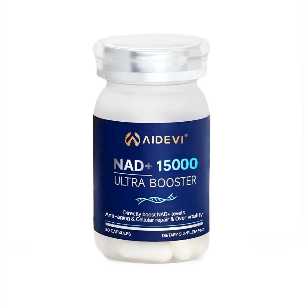 AIDEVI Liposomal NAD Plus Booster 500mg Capsule, 30 Count