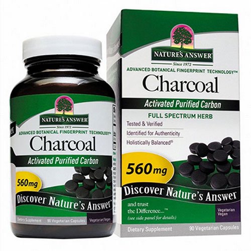 Nature's Answer Activated Charcoal Capsules 90