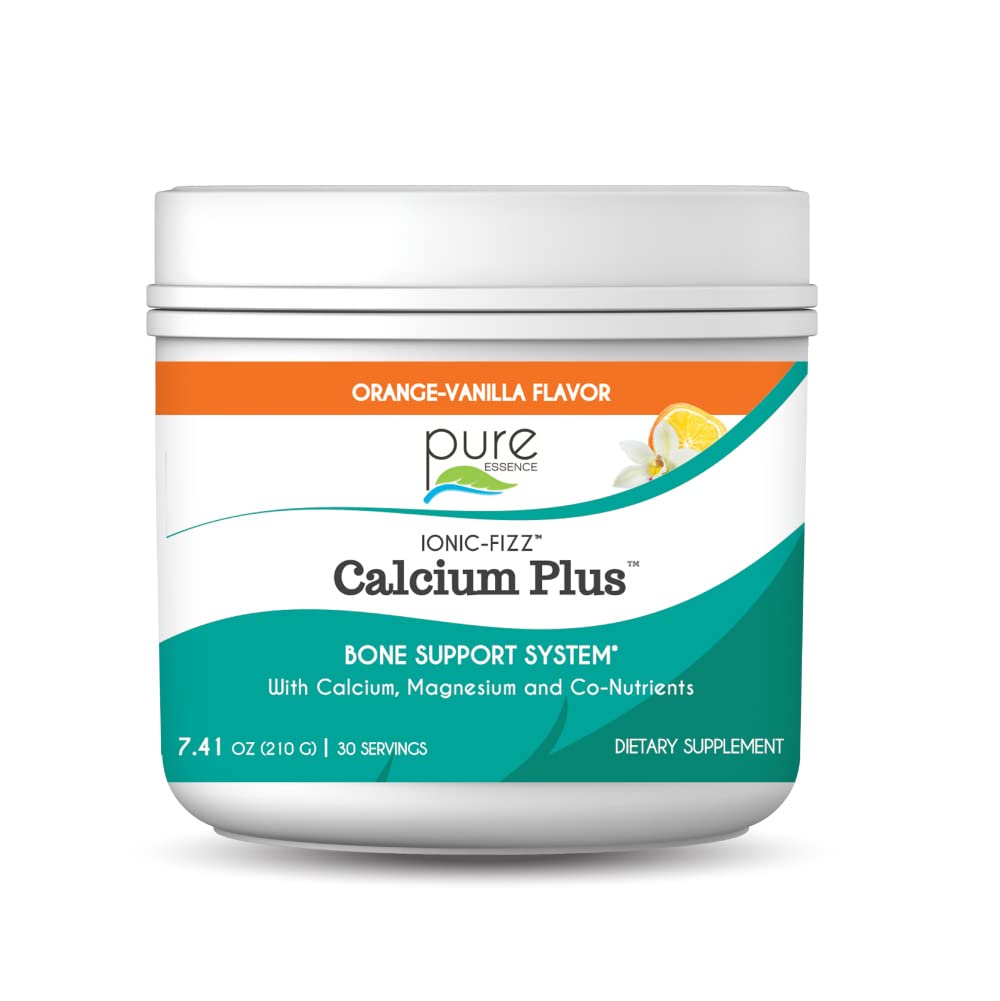 Pure Essence Labs Ionic Fizz Calcium Plus Powder 7.41 oz