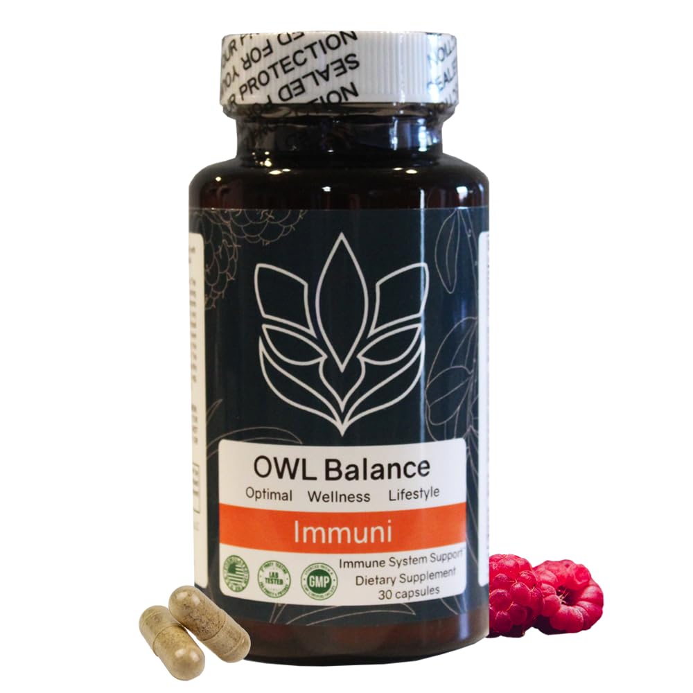 OWL Balance Immuni Immune Support Vitamin Supplement Capsules, 30 Count
