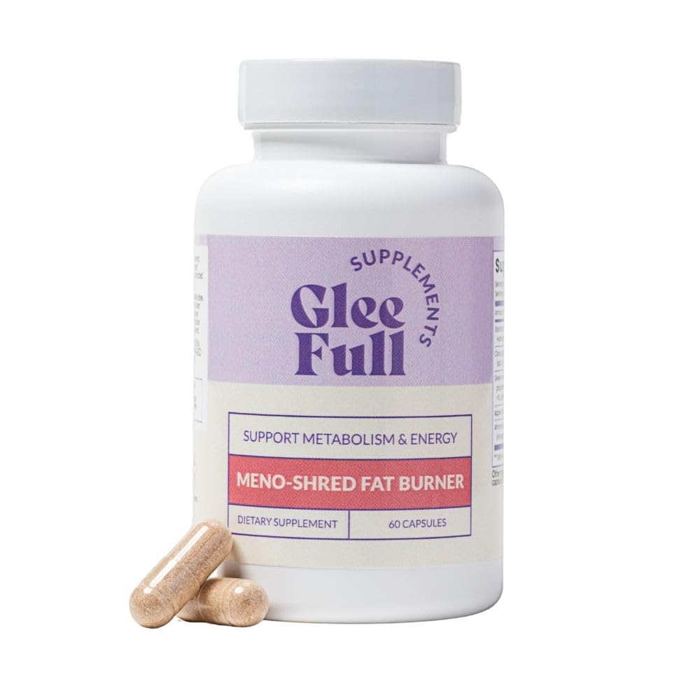 GLEEFULL SUPPS Meno Shred Fat Burner Capsules 60