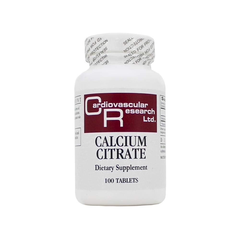 Ecological Formulas Calcium Citrate 165 mg Capsules, 120 Count