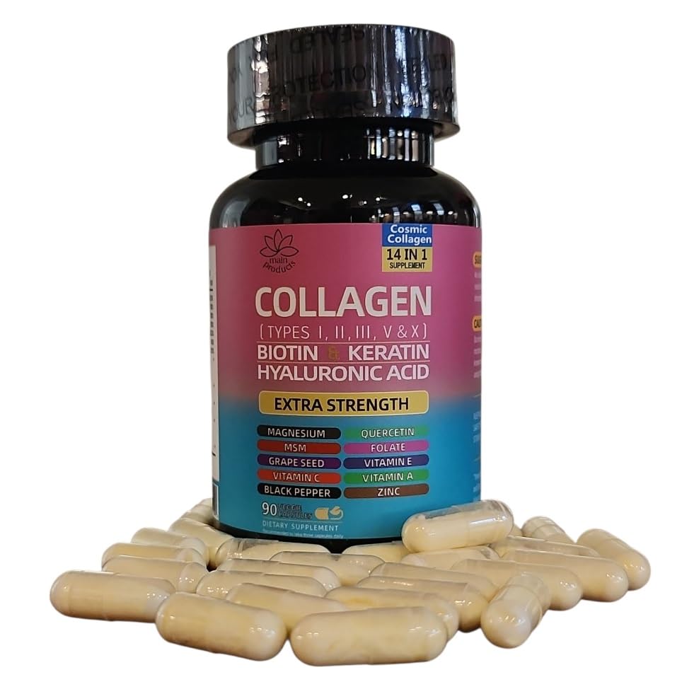Main Products Collagen Peptides 14 in 1 Multi-Vitamin Capsule, 90 Count