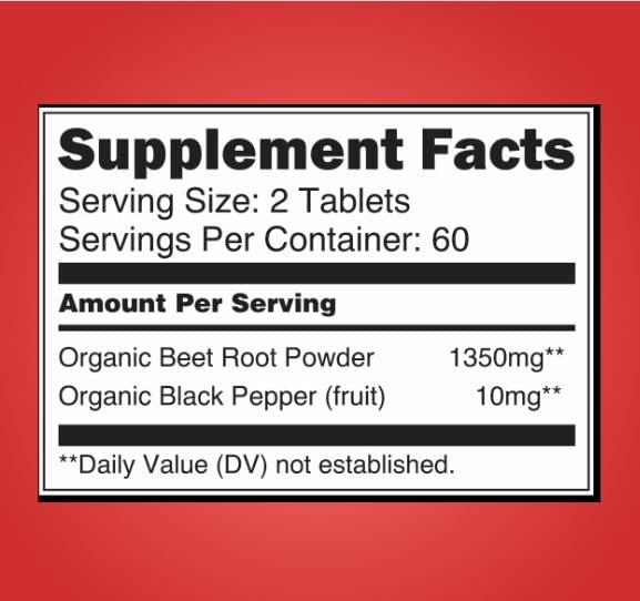 Blossom Nature Beet Root Powder Capsules 120 Capsules