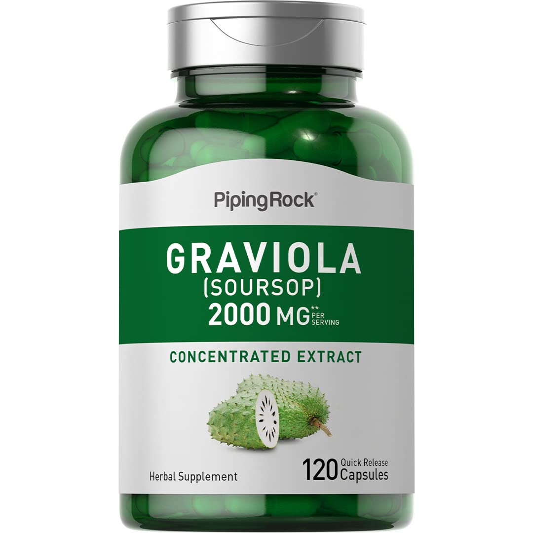 Piping Rock Graviola Soursop Capsules 120 Count