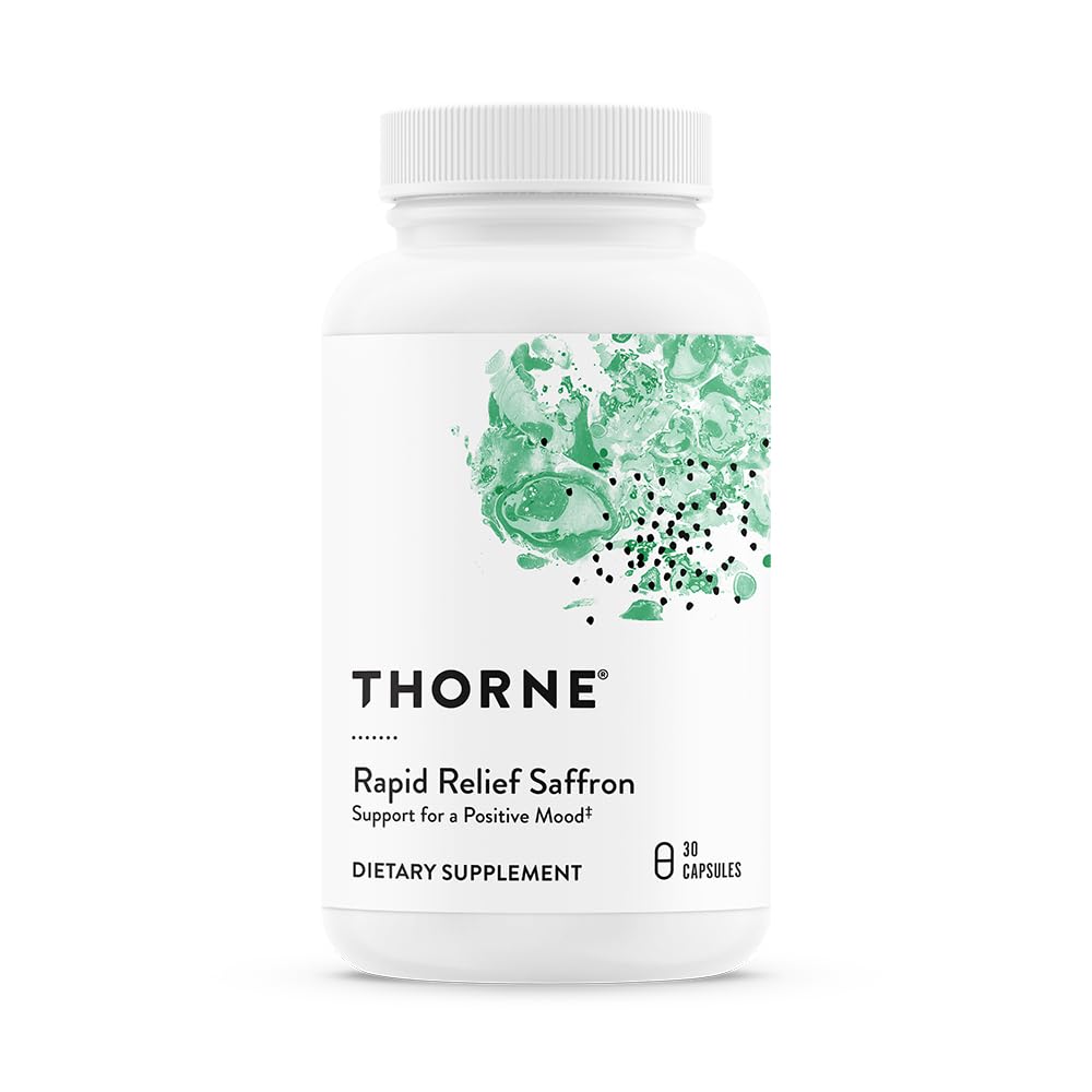 THORNE Rapid Relief Saffron Extract 30 Capsules
