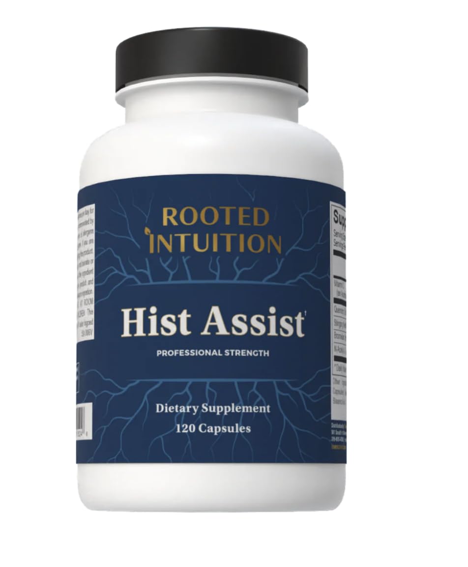 Rooted Intuition Hist Assist Seasonal Sinus & Immune Balance Formula Capsules 120