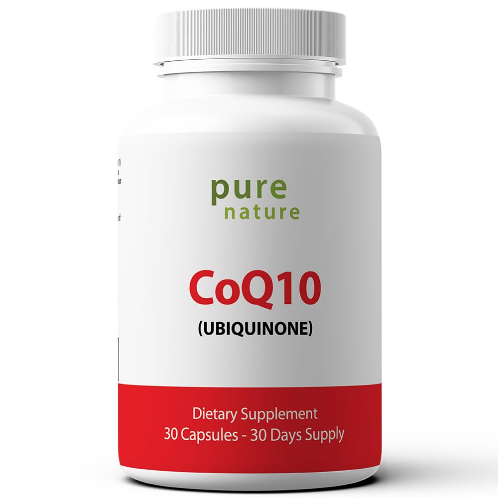 PureNature Plus CoQ10 200mg Ubiquinone Capsule, 30 Count