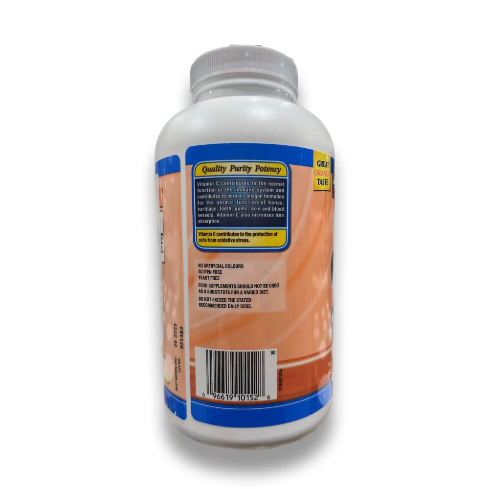 Natures Aid Vitamin C Chewable 500 Tablets