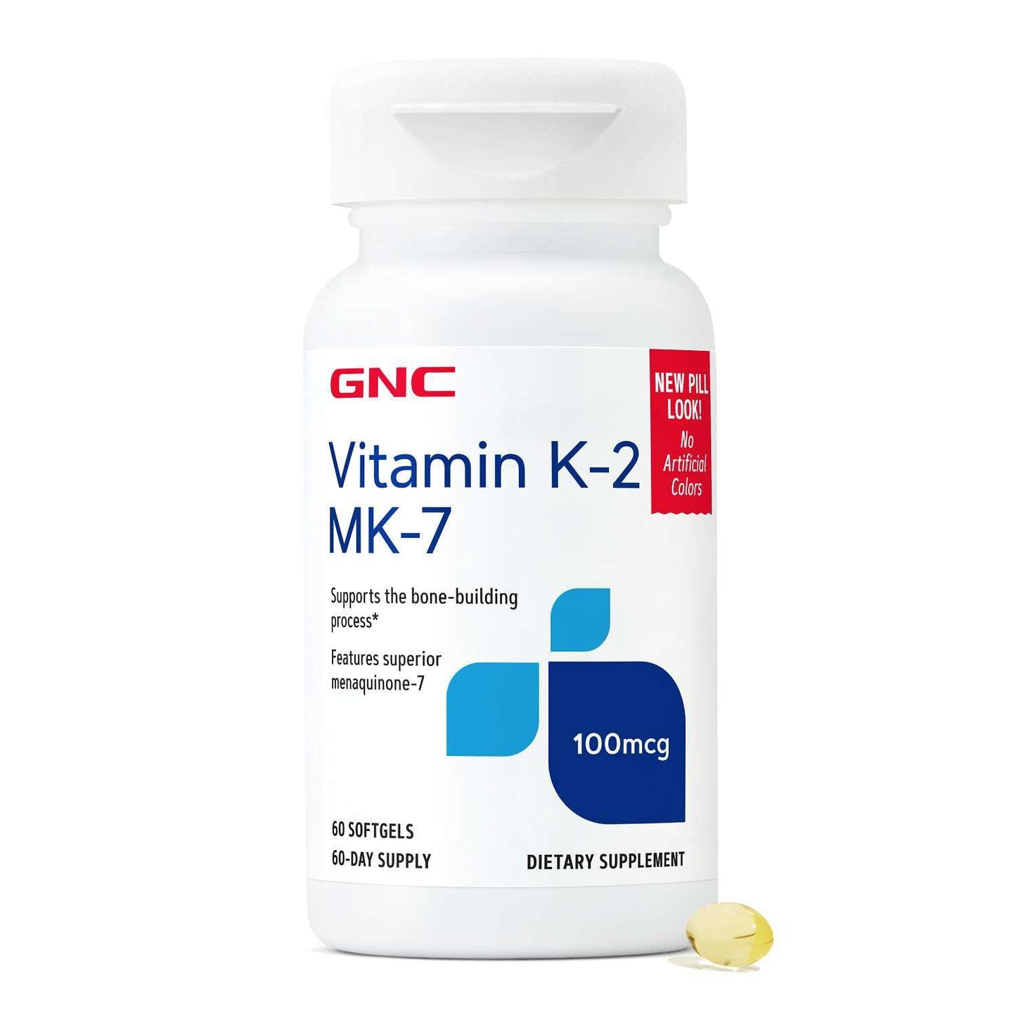 GNC Vitamin K-2 100mcg Softgels 60 Count