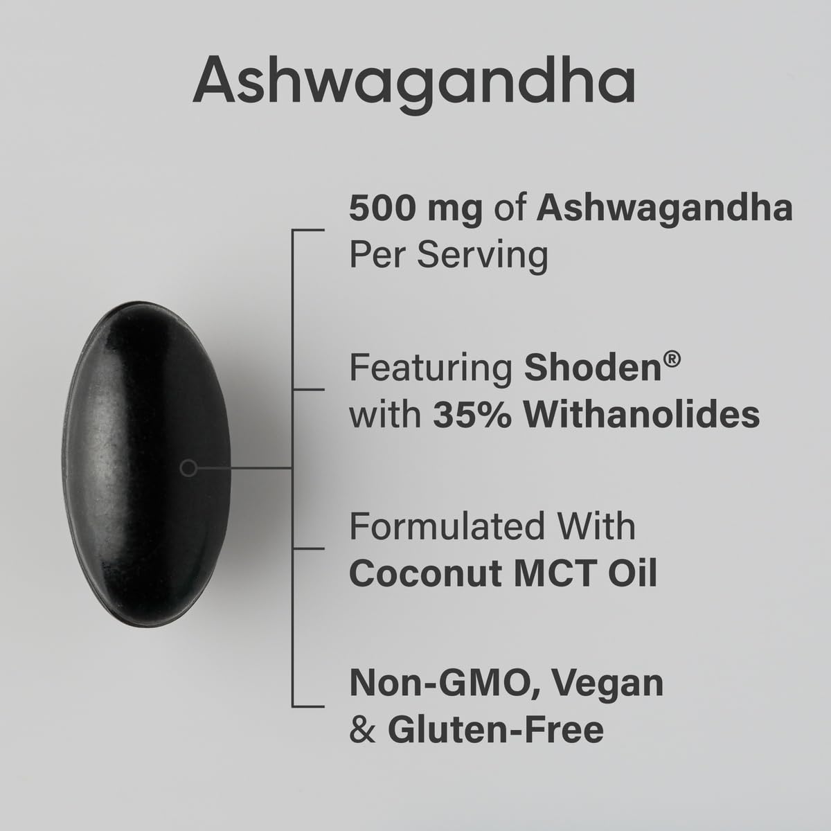 Sports Research Ashwagandha w/Coconut MCT Oil 60 Softgels