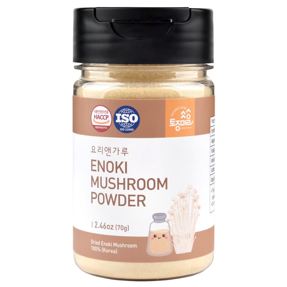 TOJONGHERB Enoki Mushroom Powder, 2.47 oz
