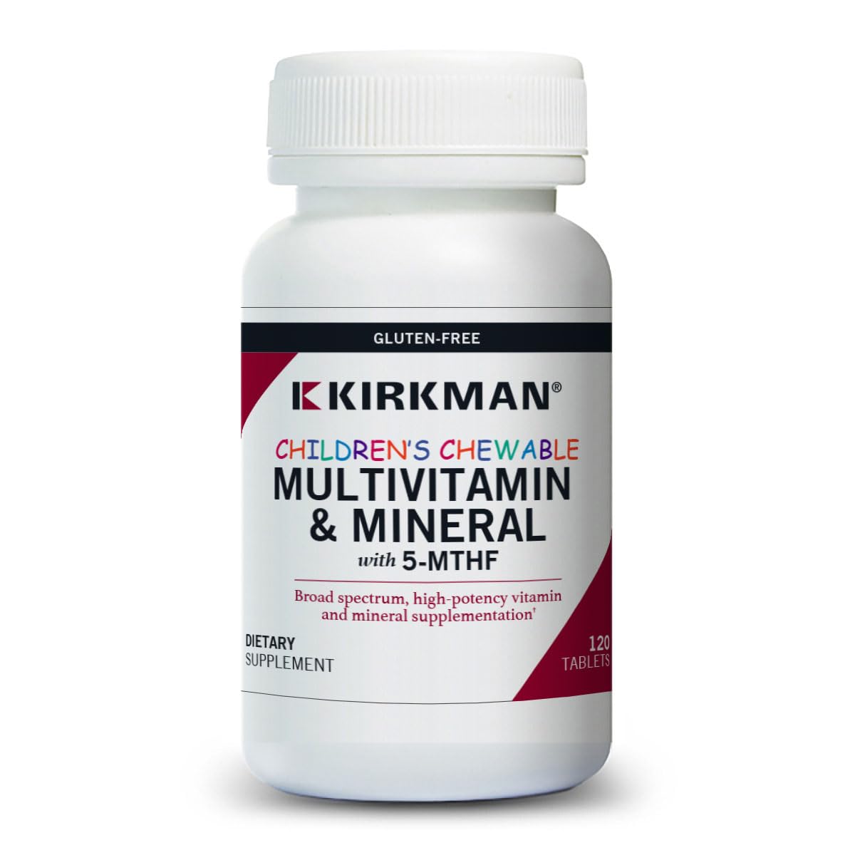 Kirkman Children's Multivitamin & Mineral with 5-MTHF & CoQ10 120 Tablets