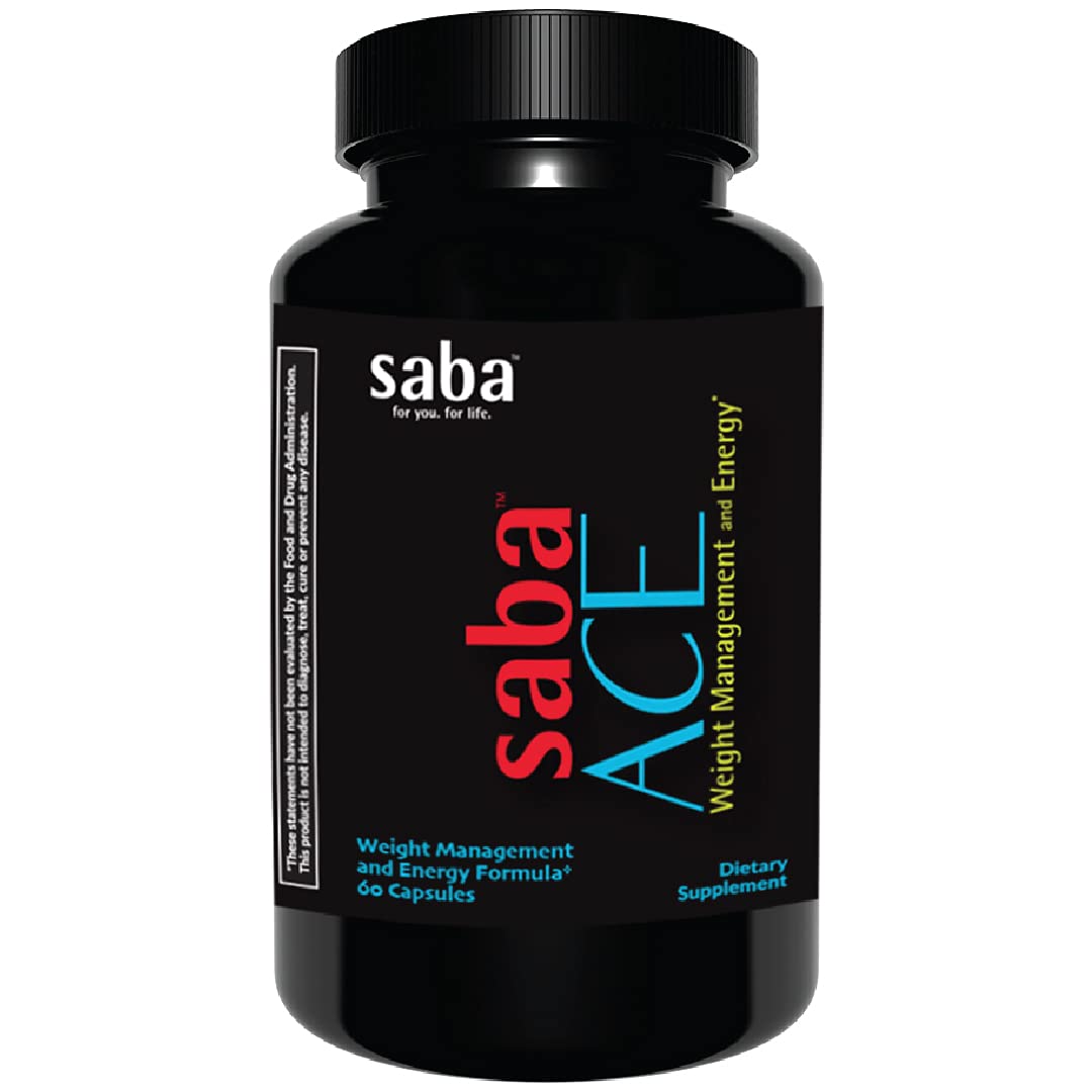 Saba ACE Appetite Control and Energy Capsules 60 Count