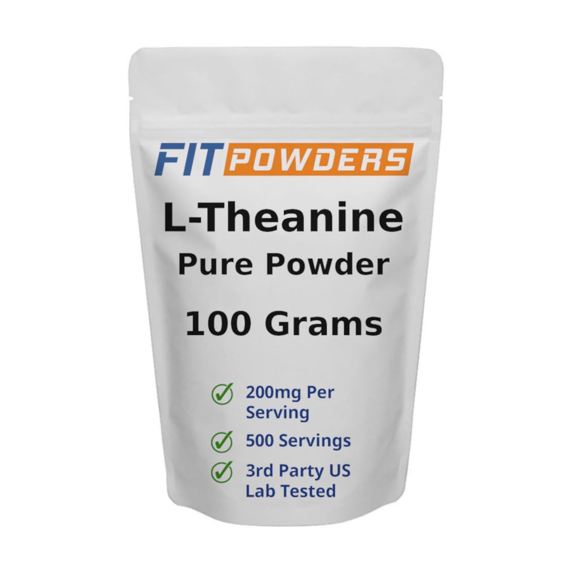 FitPowders L-Theanine Powder 3.5 Ounce