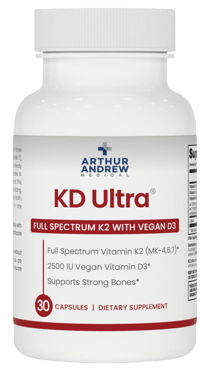 Arthur Andrew Medical KD Ultra Full Spectrum K2 & D3 30 Capsules