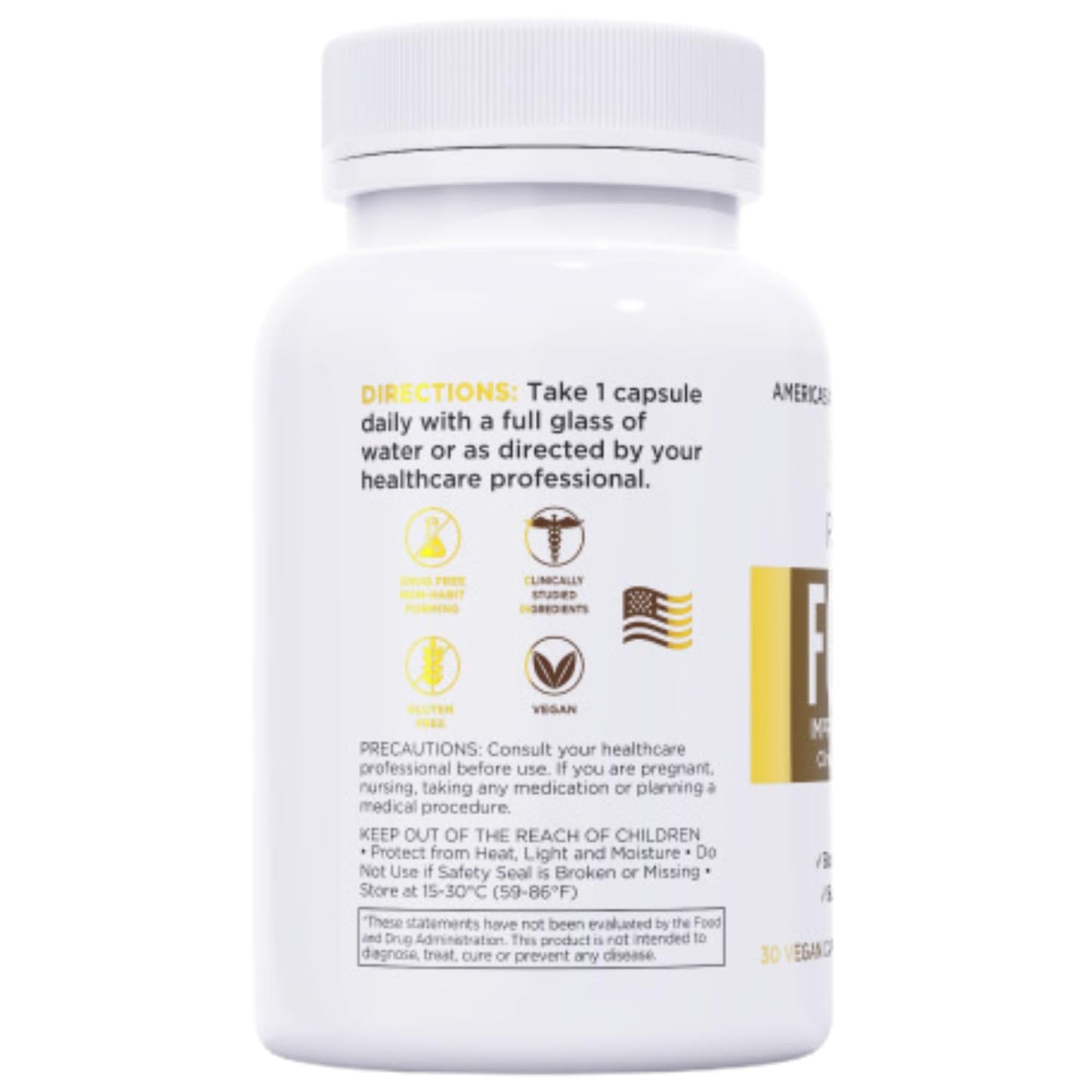 Relaxium FocusMax Brain & Focus Health Supplement 30 Capsules