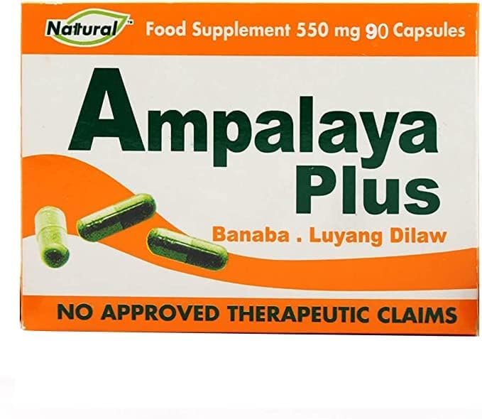 Generic Ampalaya Plus 550mg Capsules, 90 Count