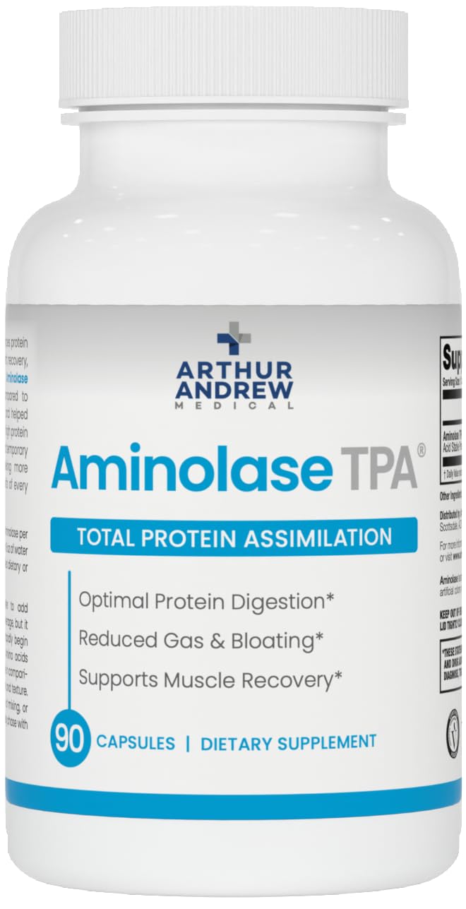Arthur Andrew Medical Aminolase TPA Protein Assimilation 90 Capsules