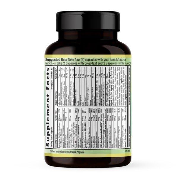 Emerald Laboratories Women's 45 Plus Multi Vitamin Tablet, 120 Count
