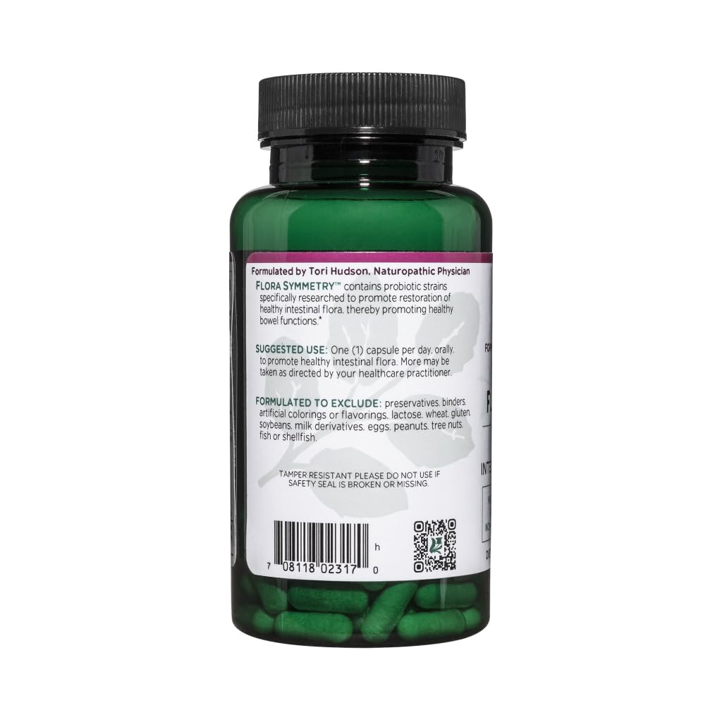 Vitanica Flora Symmetry Probiotic Capsules 60 Count