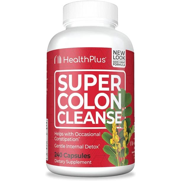 Health Plus Super Colon Cleanse 10-Day Detox Capsules, 720 Capsules