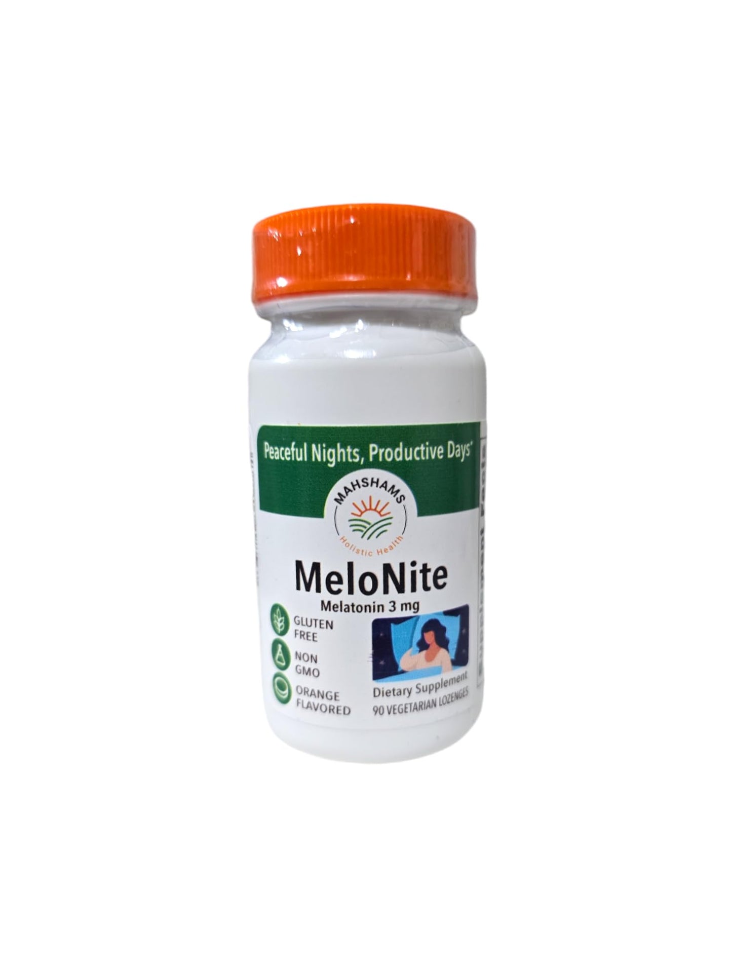MAHSHAMS MeloNite Melatonin 3 mg Lozenges, 90 Count