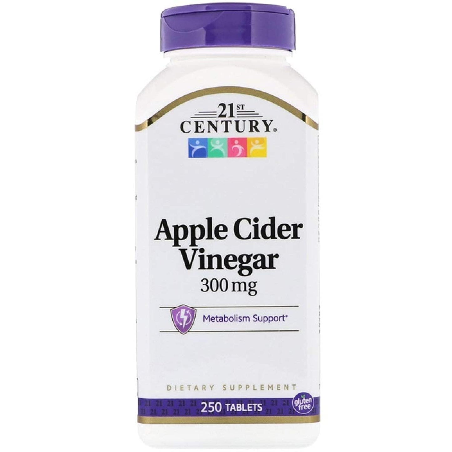 21st Century Apple Cider Vinegar 300mg Tablets, 500 Count