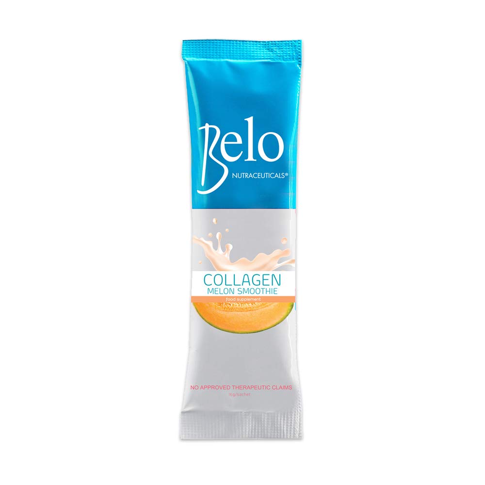 Belo Collagen Melon Smoothie Powder, 10 Sachets (16g each)