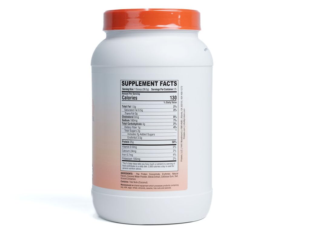 Pristein Vegan Protein Powder - Carrot Cake Flavor, 500